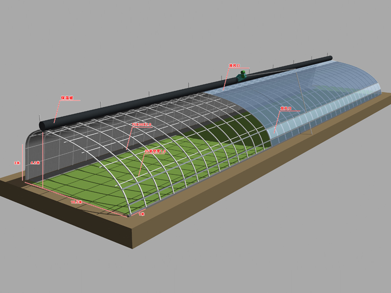 Assembling a solar greenhouse